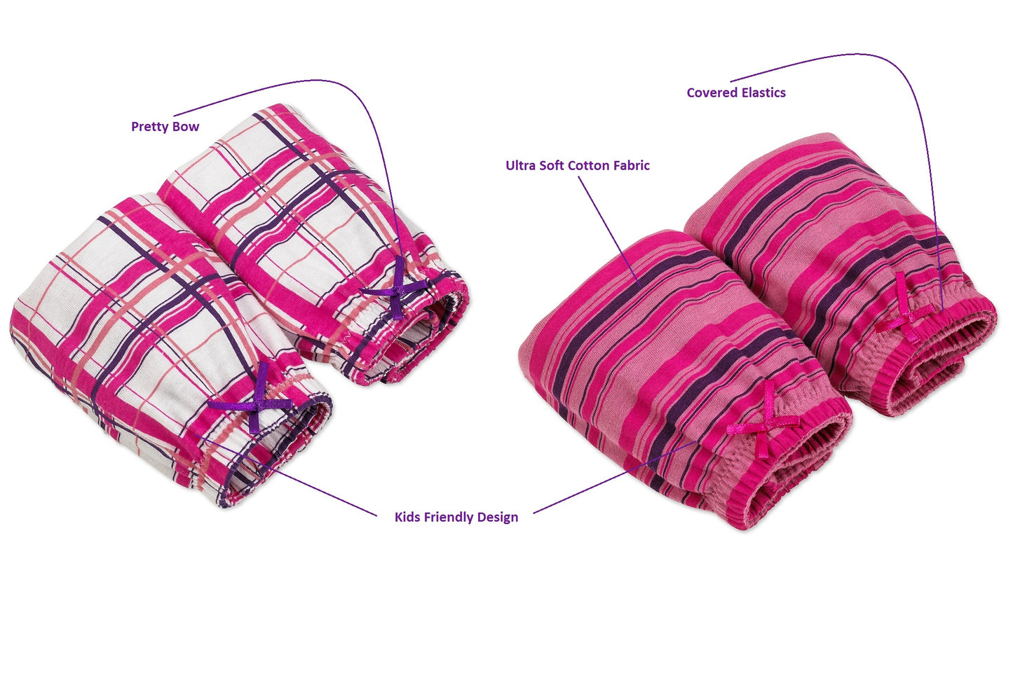 Girl's Panty - 2 Pack