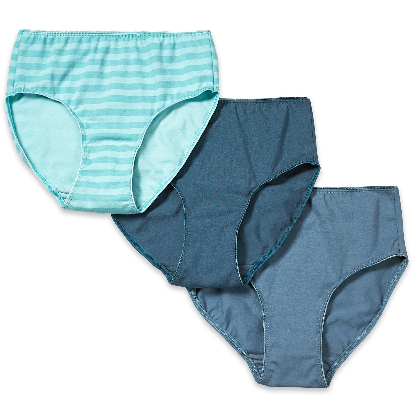 Ladies Panty-3 Pack-95% Cotton-5% Spandex