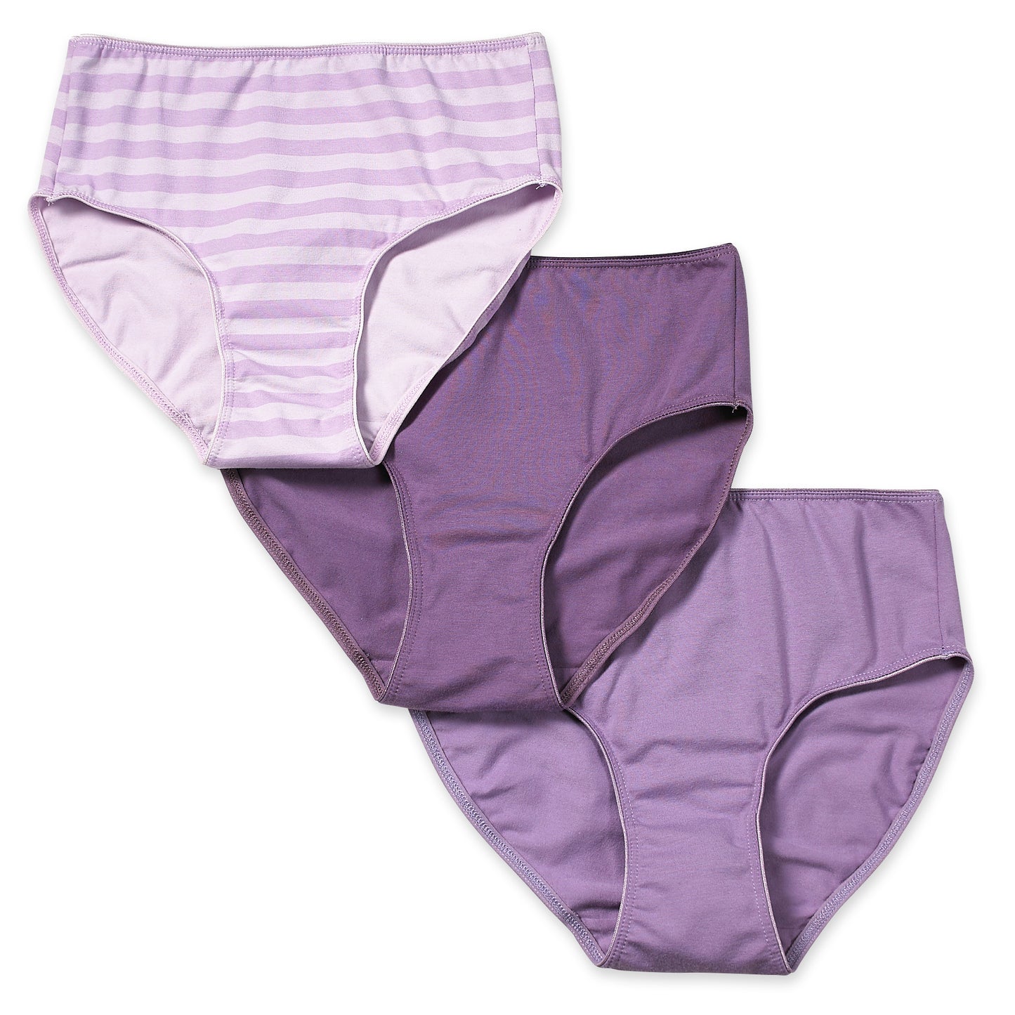 Ladies Panty-3 Pack-95% Cotton-5% Spandex