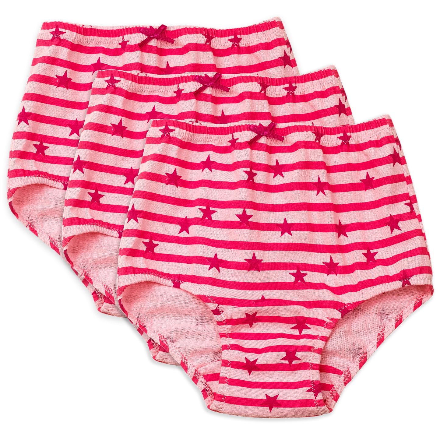 Girl's Printed Panty-Cotton-pack of 3