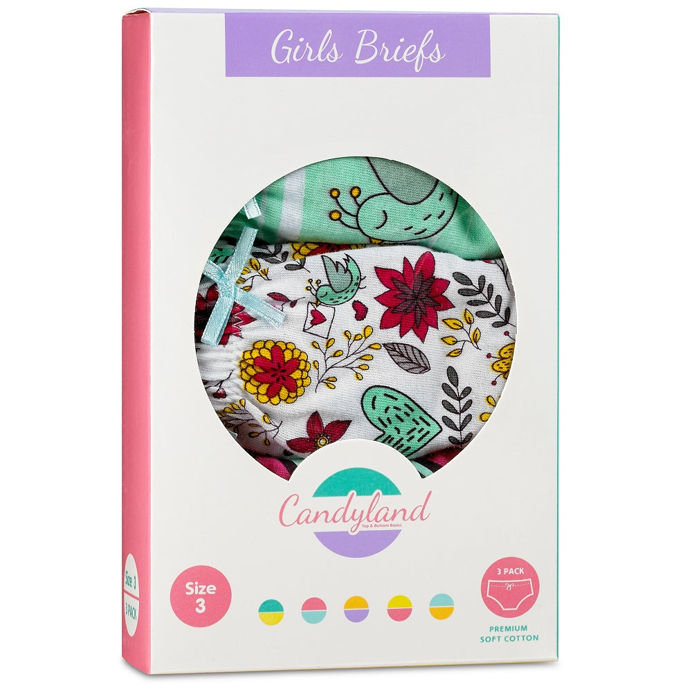 Girl's Panty Mix Pack-Pack of 3