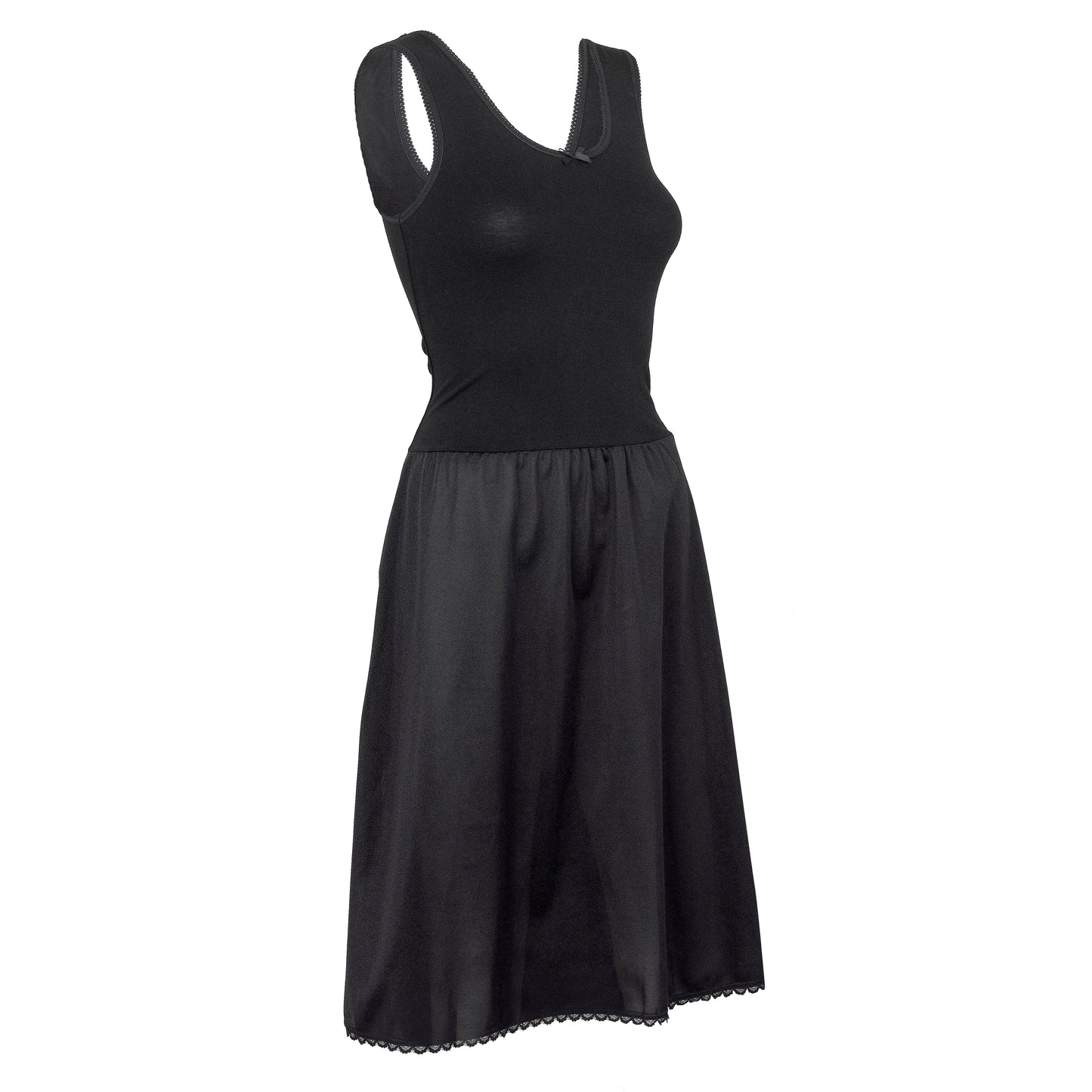 Ladies Trufit Slip-Cotton Top Nylon Bottom