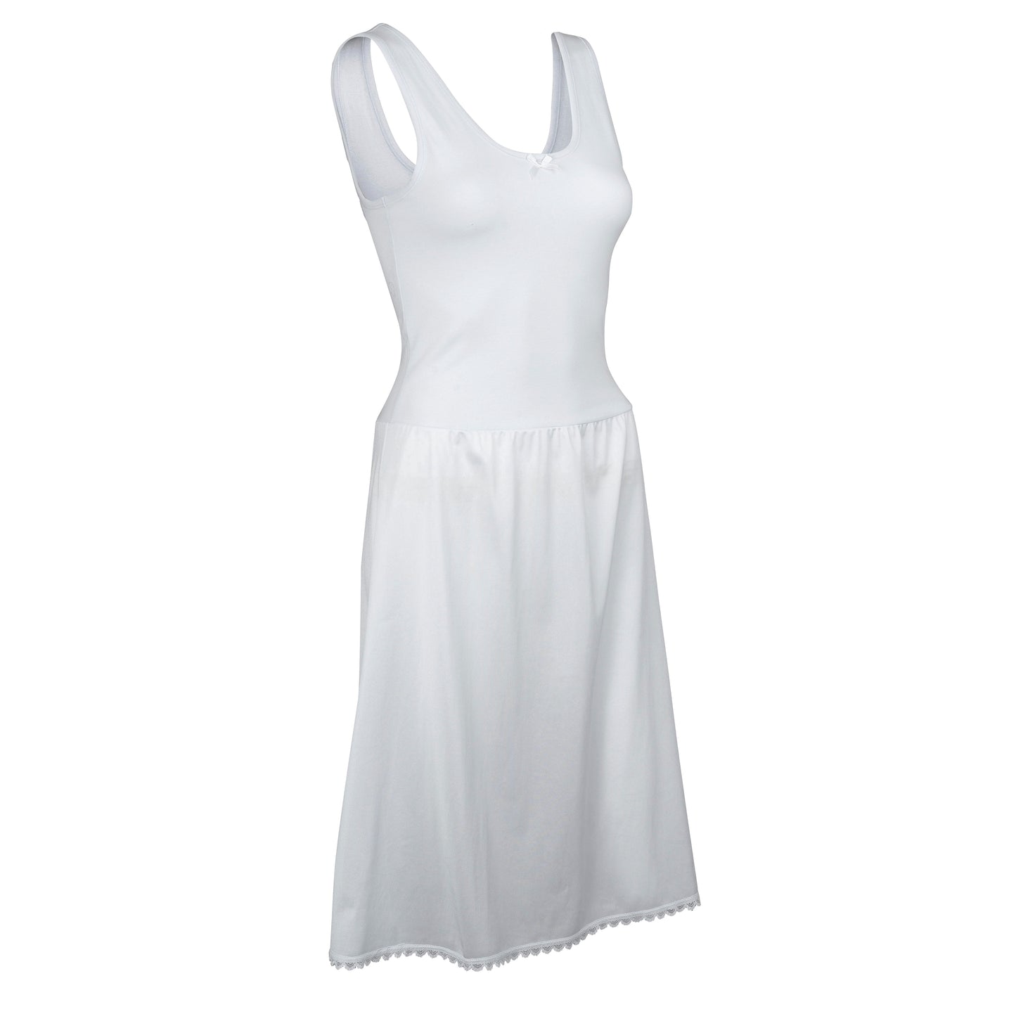 Ladies Trufit Slip-Cotton Top Nylon Bottom