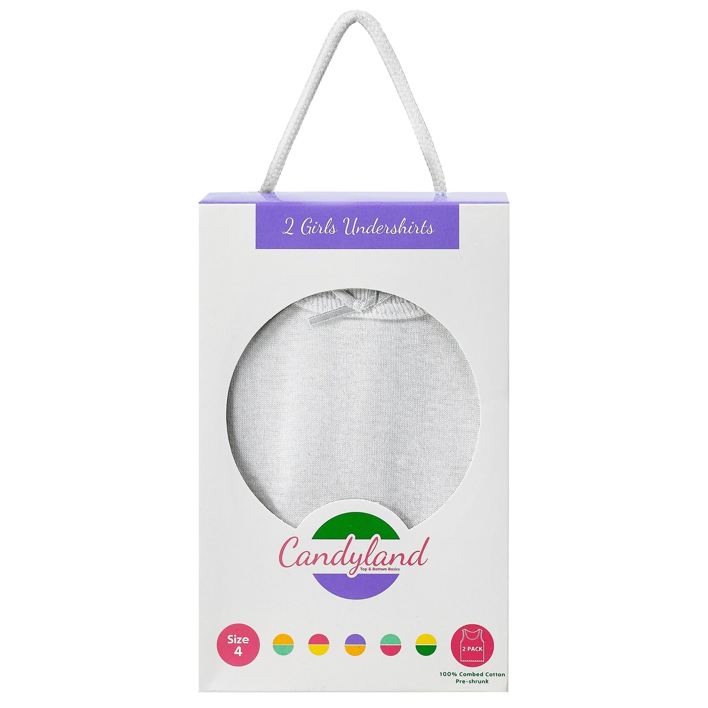 Girl"s Undershirt-2 Pack