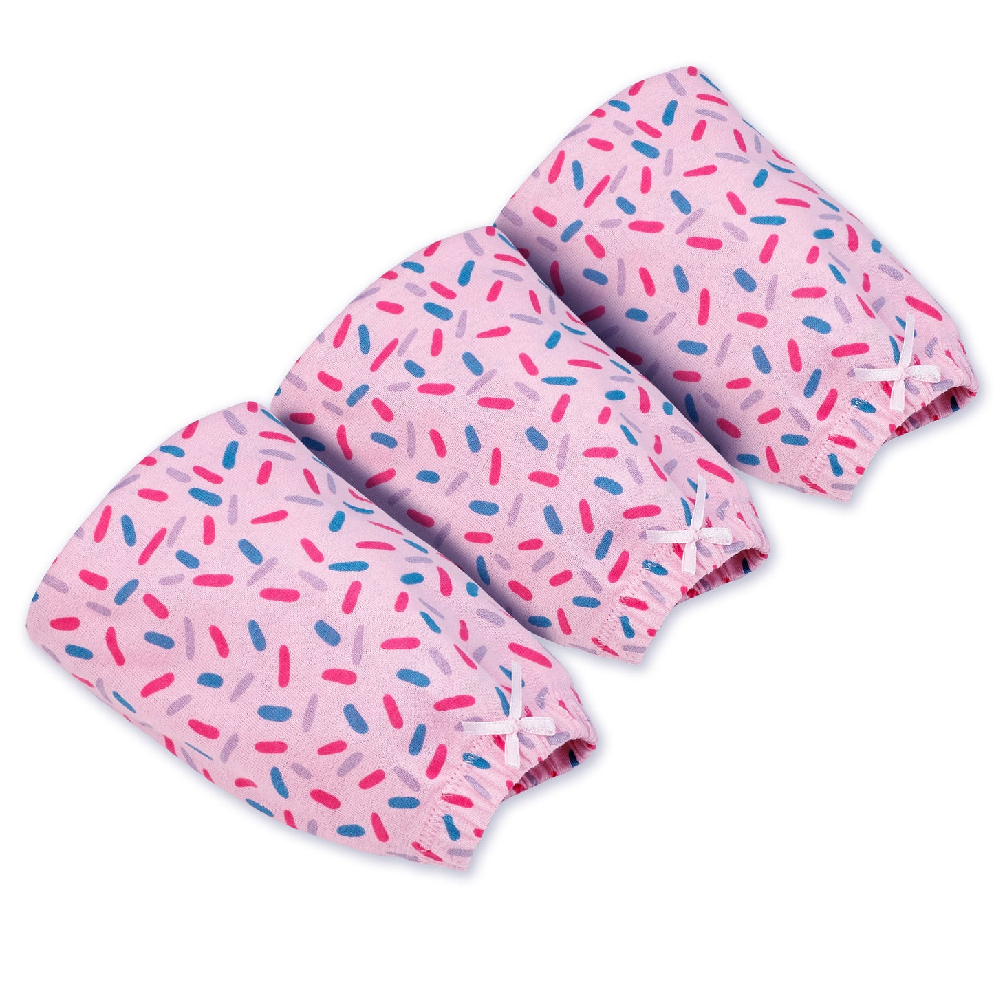 Girl's Printed Panty-Cotton-pack of 3