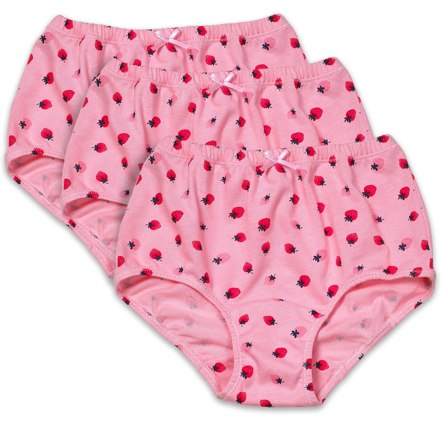 Girl's Printed Panty-Cotton-pack of 3