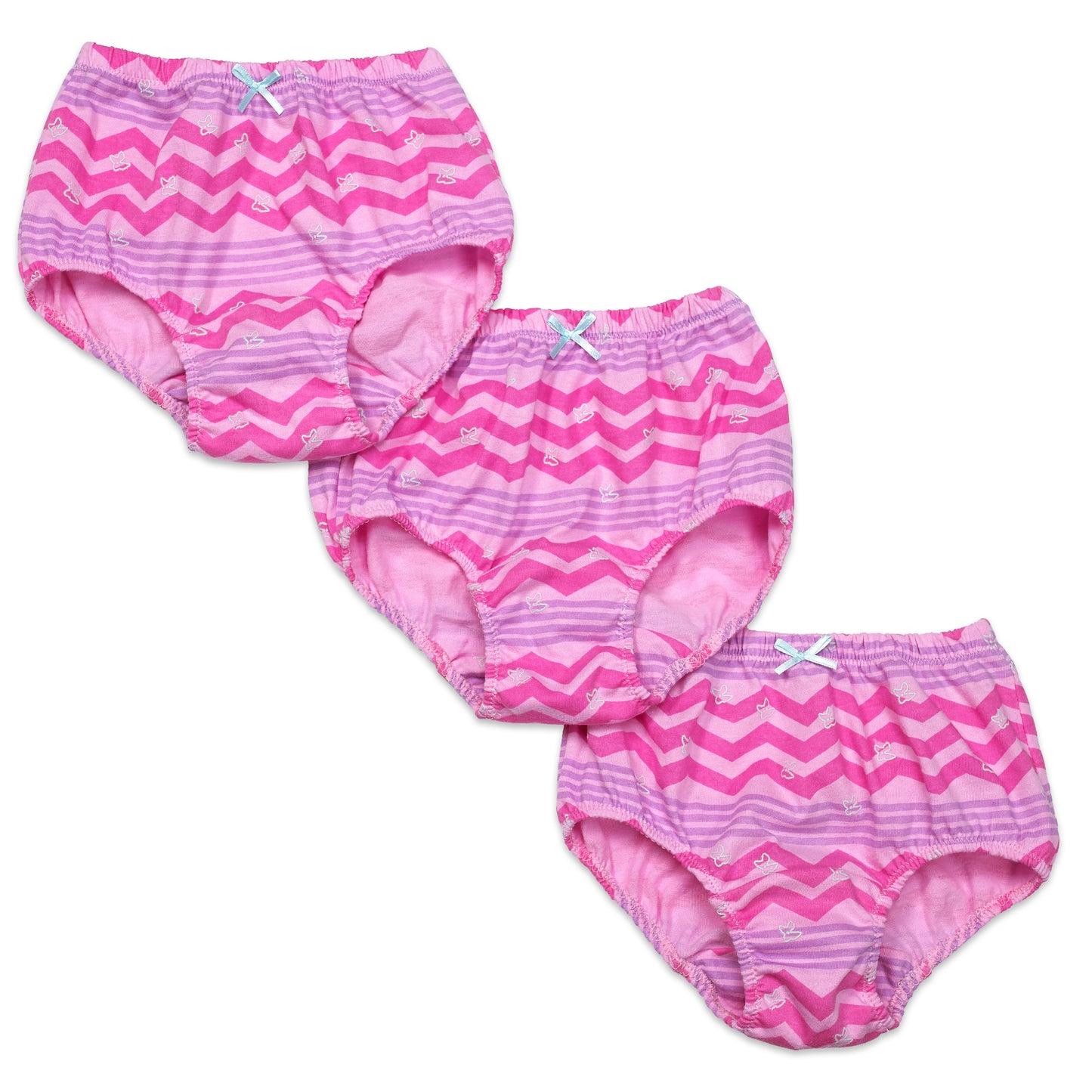 Girl's Printed Panty-Cotton-pack of 3