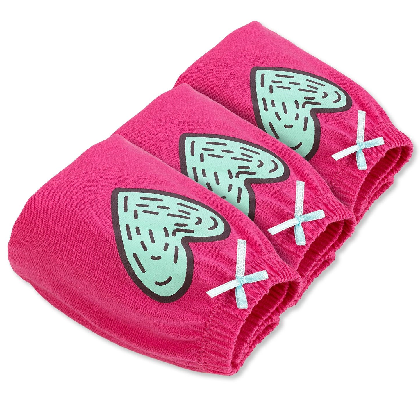 Girl's Printed Panty-Cotton-pack of 3